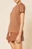 CLARA LINEN TEE sold by Nude Lucy