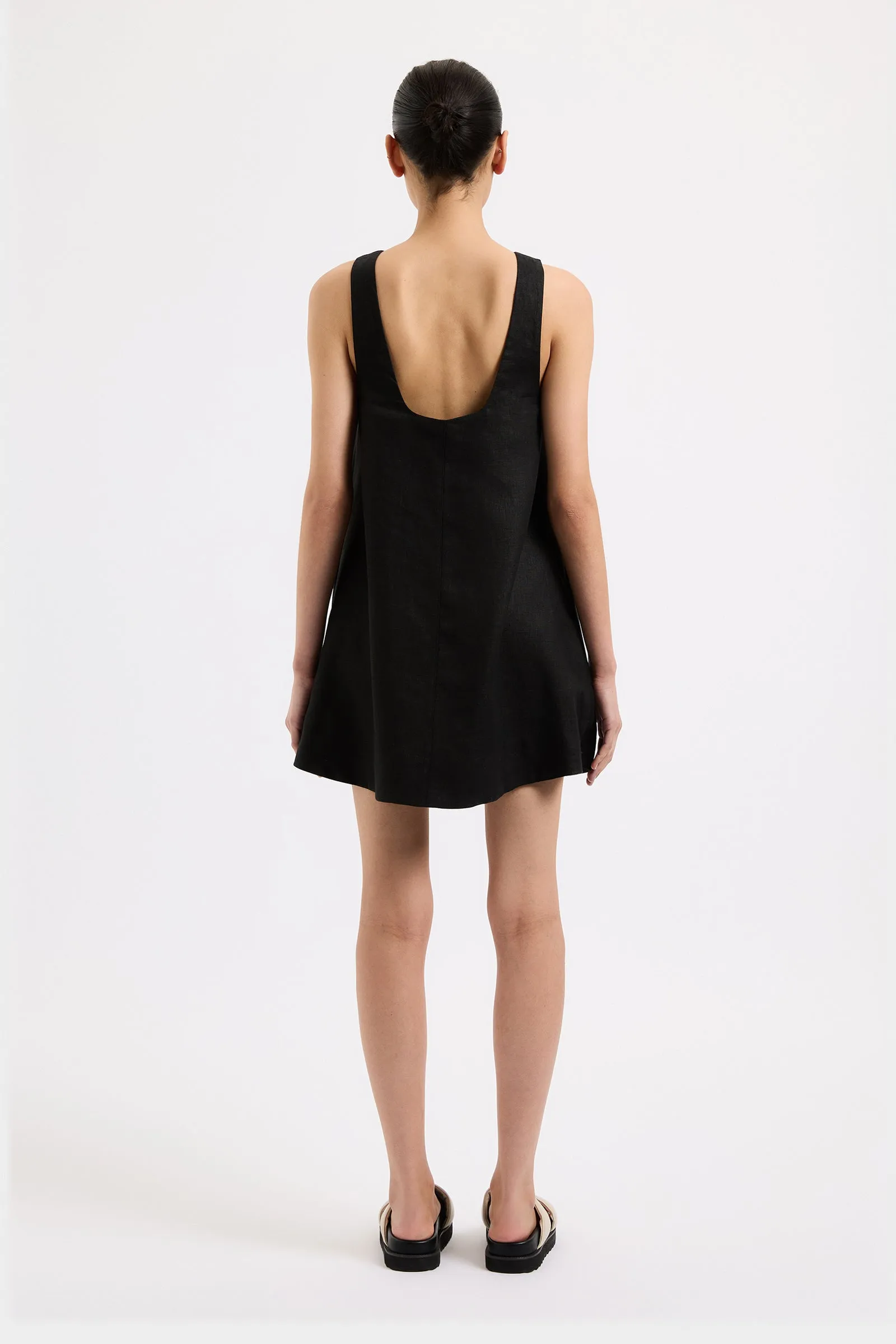 NEMI LINEN DRESS sold by Nude Lucy product image thumbnail 3