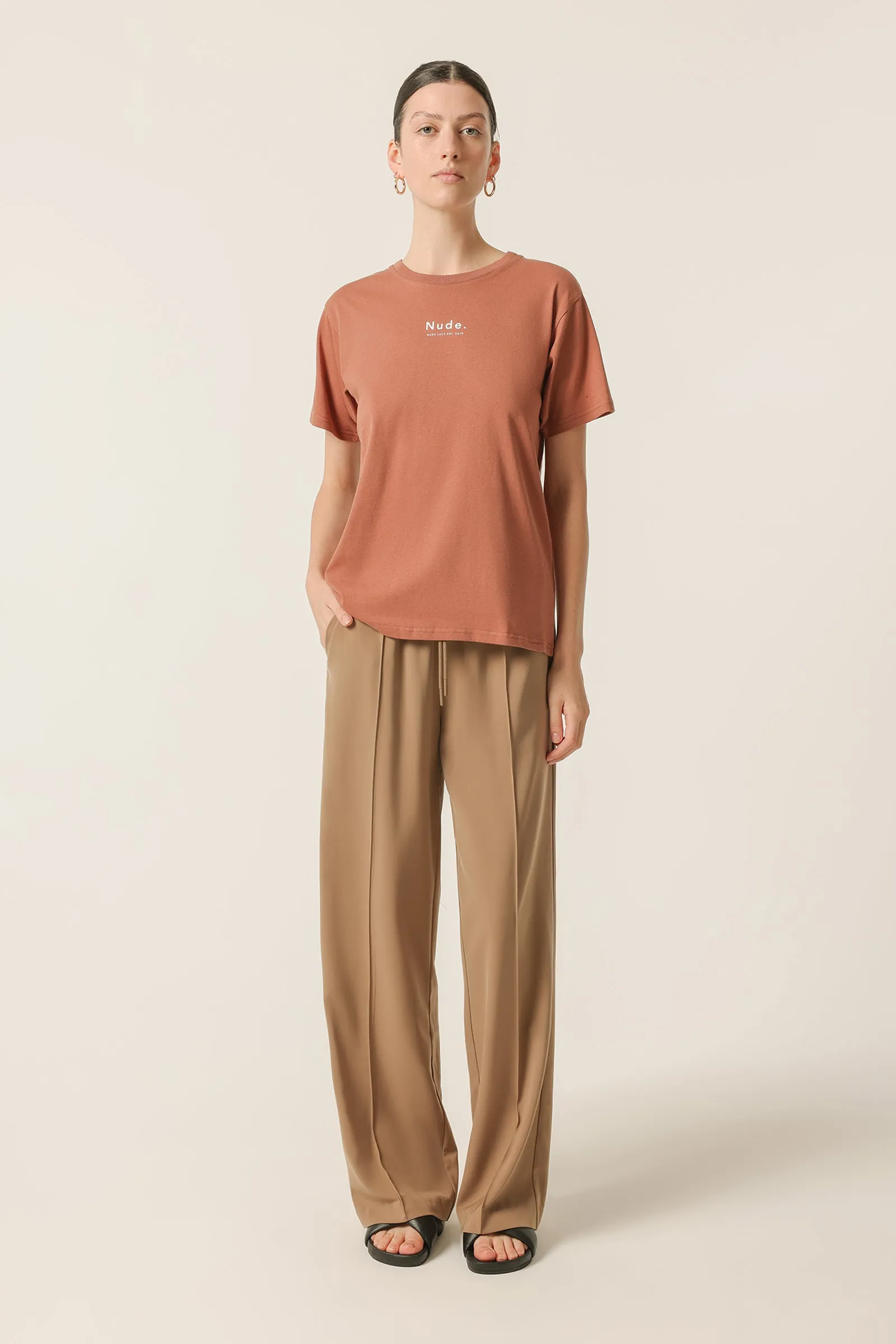 NUDE. ORGANIC HERITAGE TEE sold by Nude Lucy