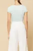 CAMERON BASIC WAFFLE TEE sold by Nude Lucy