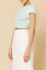 CAMERON BASIC WAFFLE TEE sold by Nude Lucy