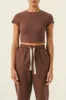 CAMERON BASIC WAFFLE TEE sold by Nude Lucy