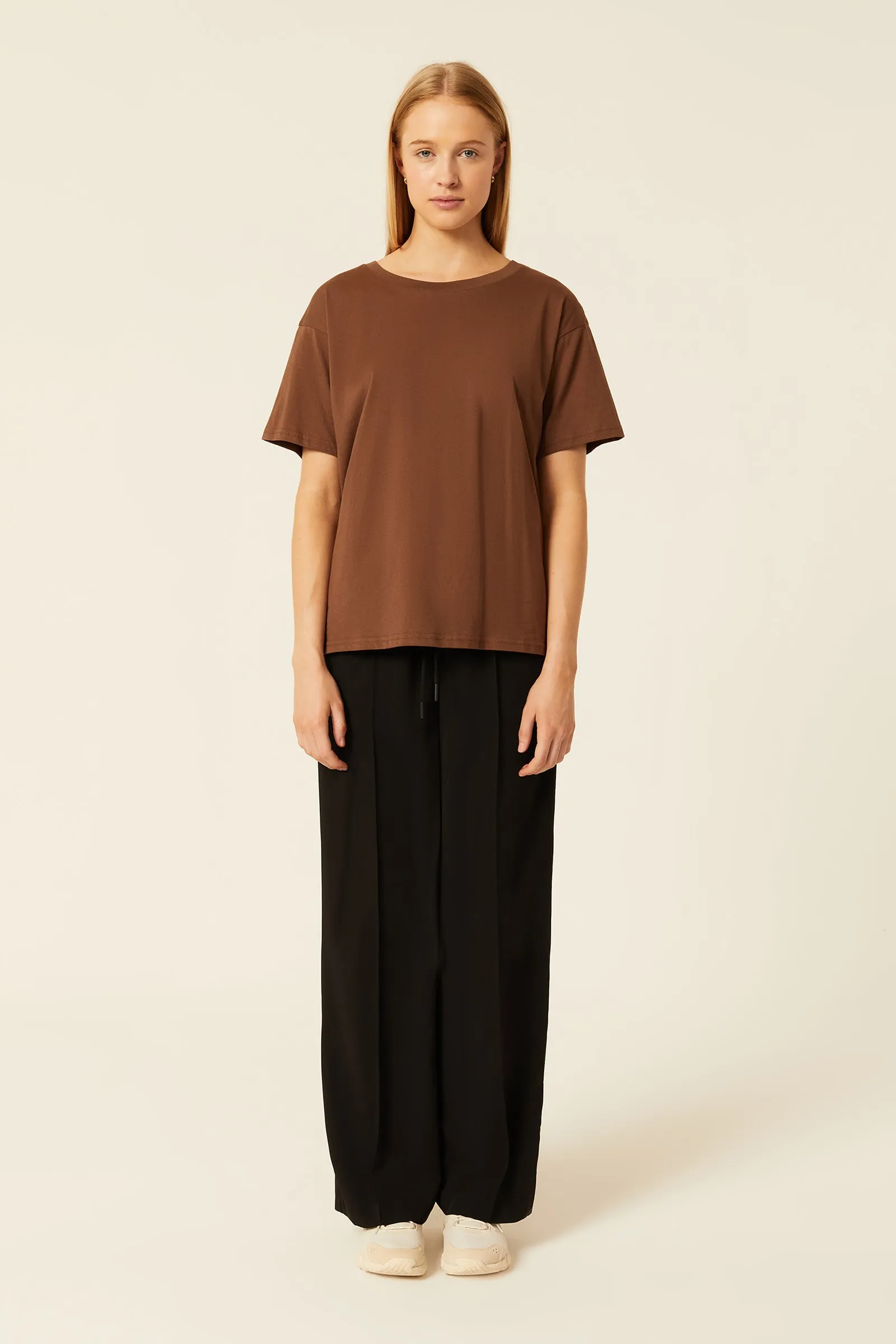 FRANKIE ORGANIC BOYFRIEND TEE sold by Nude Lucy