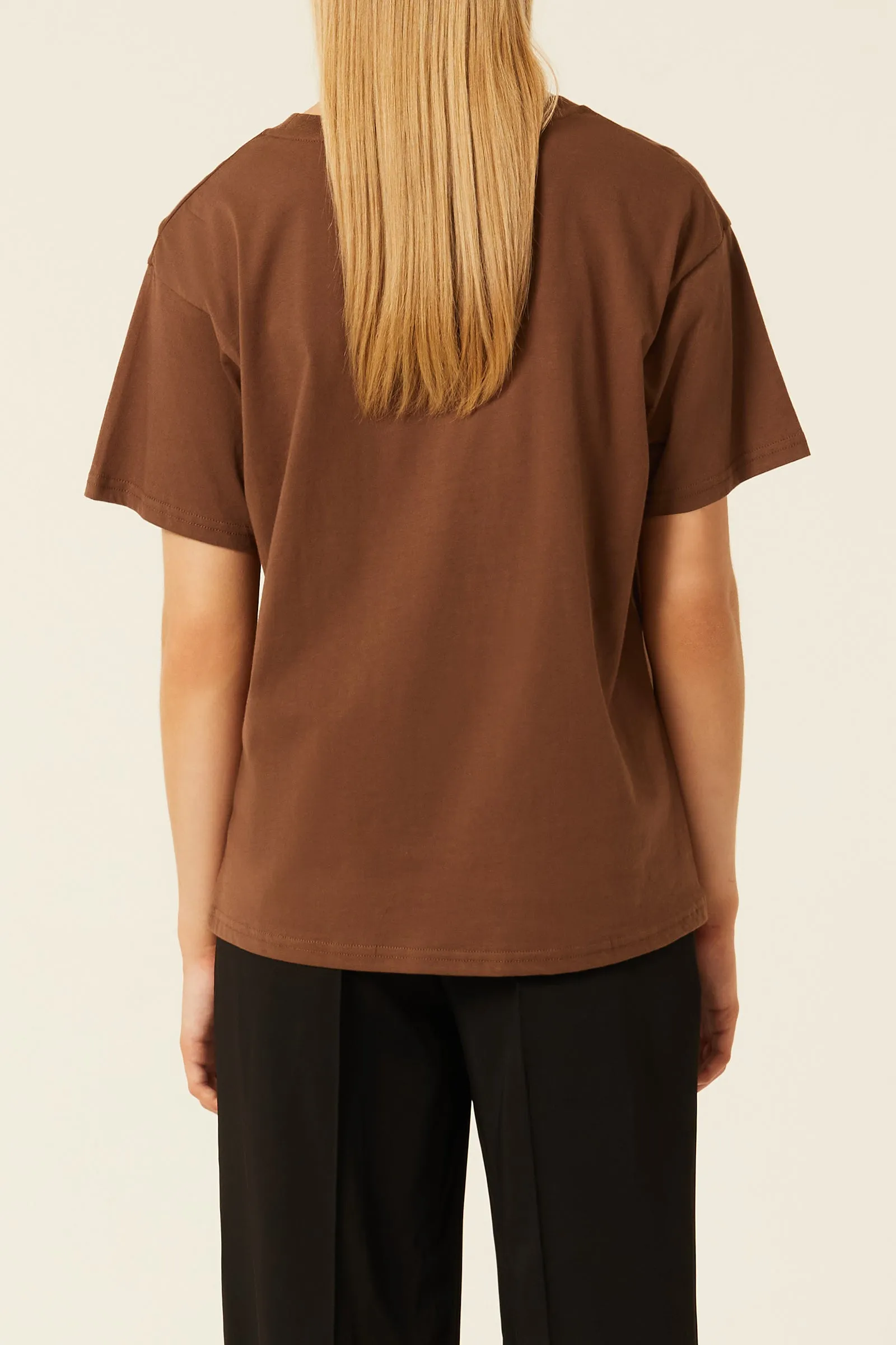 FRANKIE ORGANIC BOYFRIEND TEE sold by Nude Lucy product image thumbnail 4
