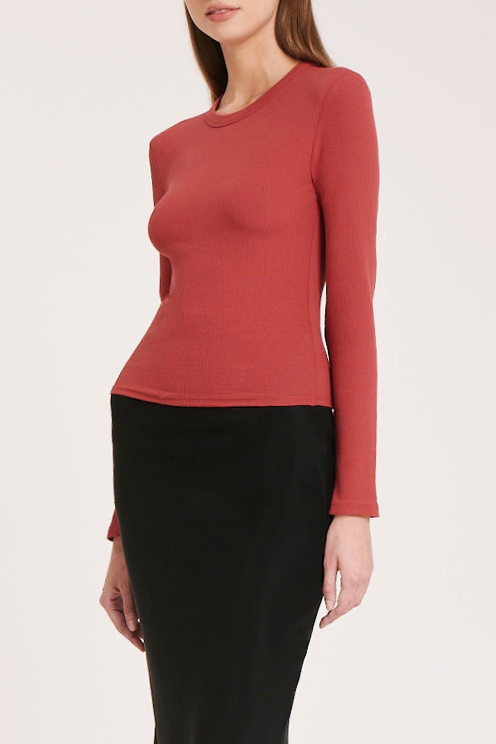 ORGANIC RIB LS TEE sold by Nude Lucy product image thumbnail 5