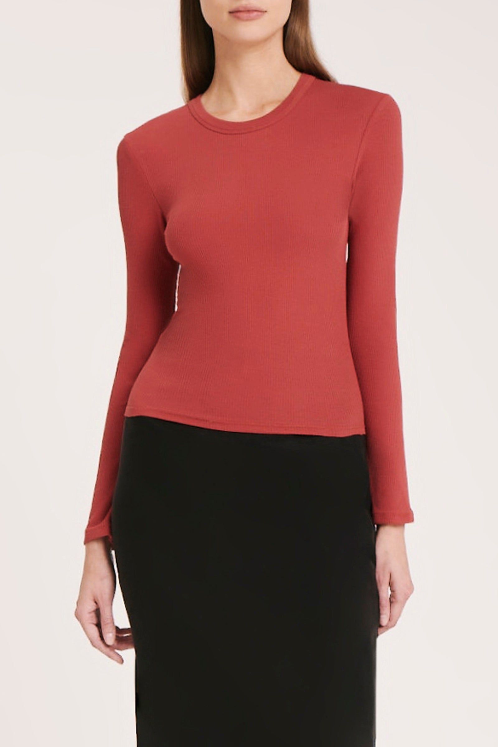 ORGANIC RIB LS TEE sold by Nude Lucy product image thumbnail 4