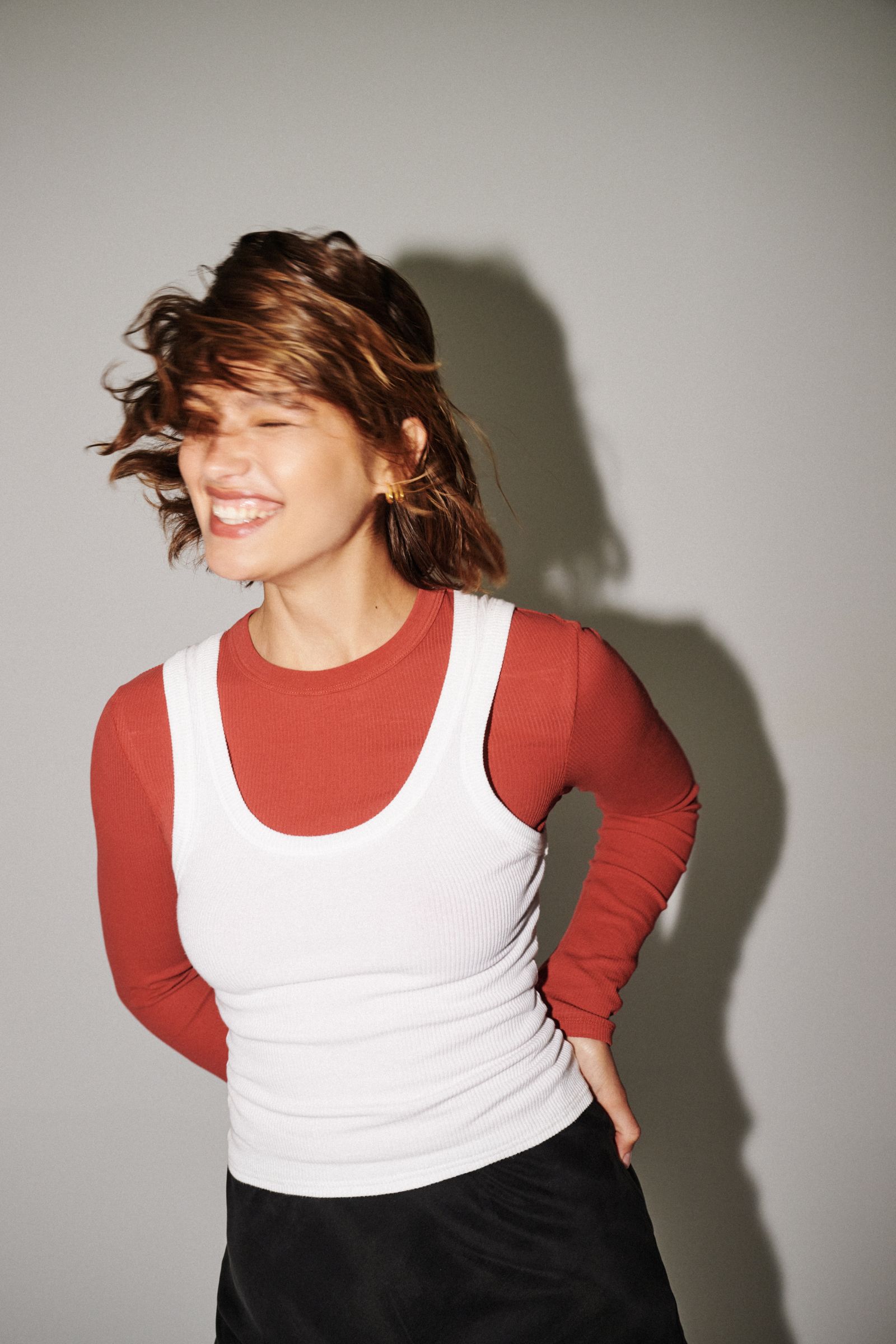 ORGANIC RIB LS TEE sold by Nude Lucy product image thumbnail 2