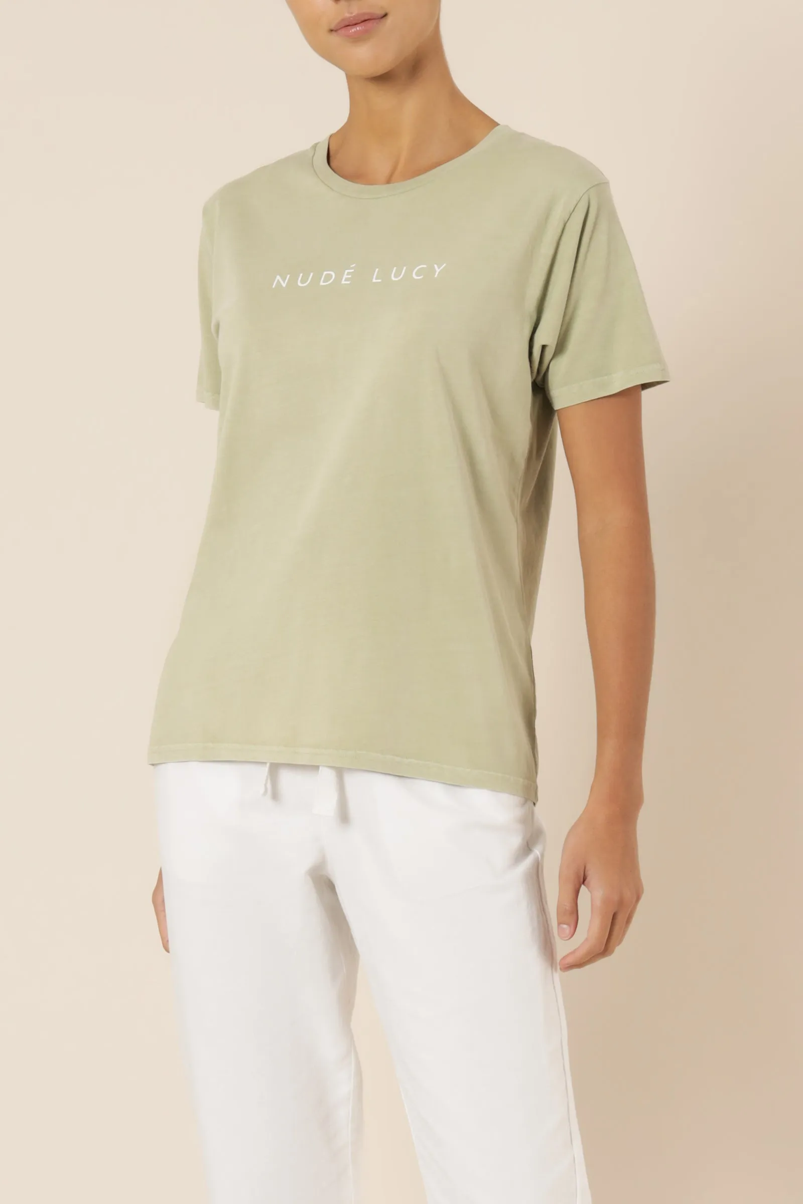 NUDE LUCY WASHED SLOGAN TEE sold by Nude Lucy product image thumbnail 3