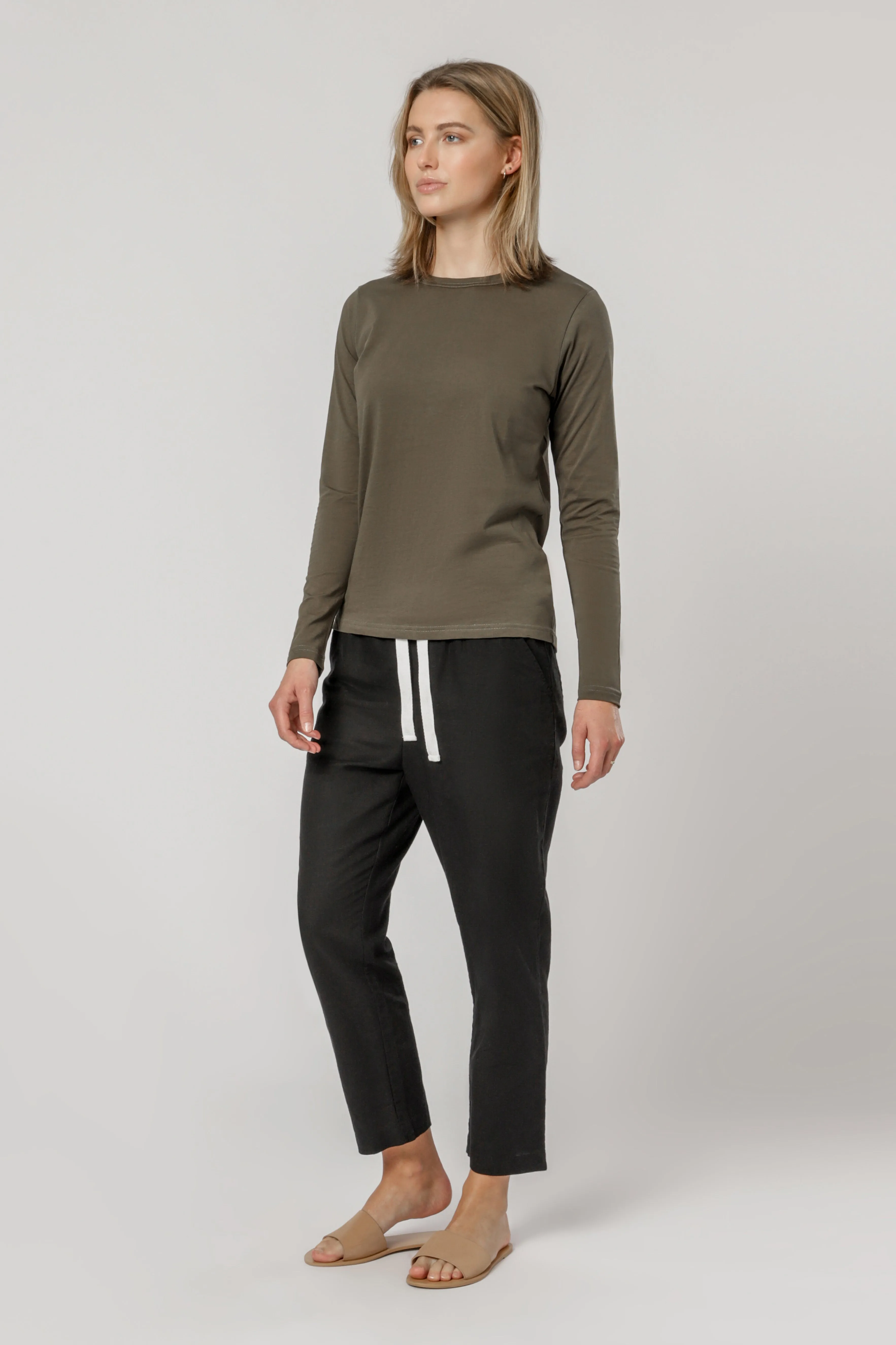 AVA LONG SLEEVE TEE sold by Nude Lucy