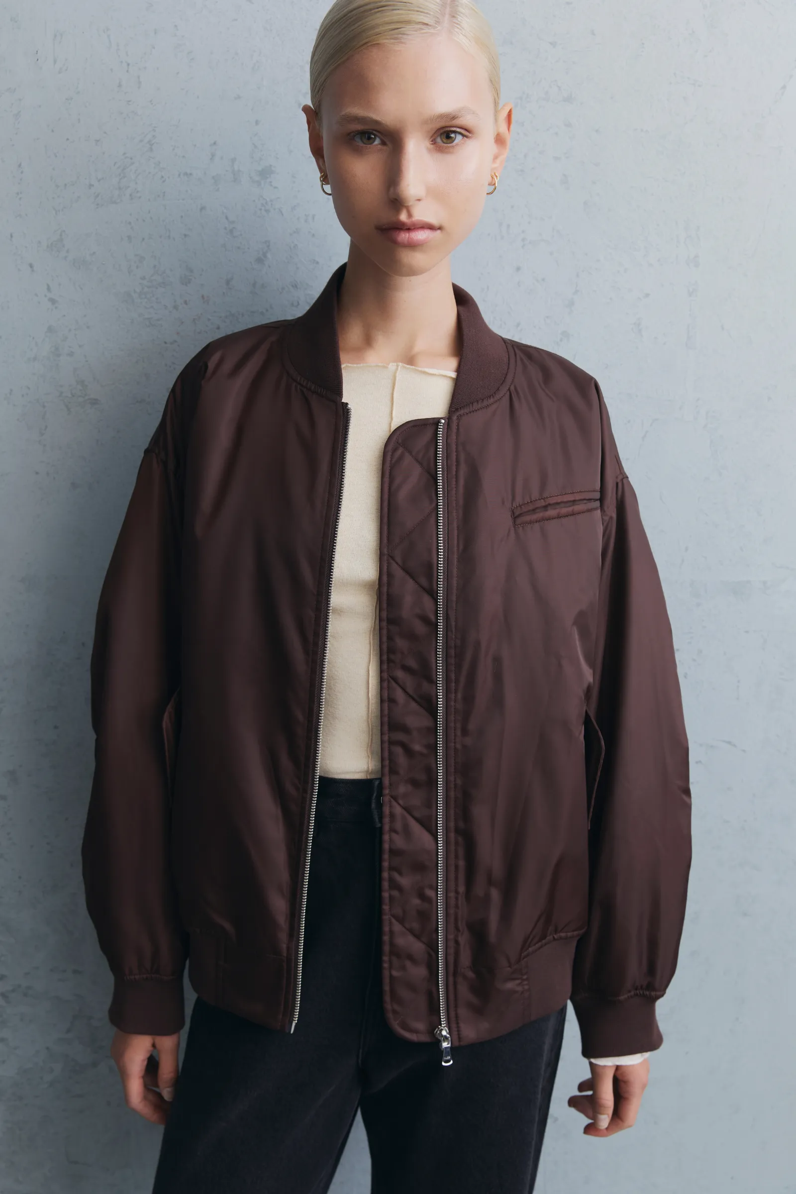ALCOTT BOMBER sold by Nude Lucy