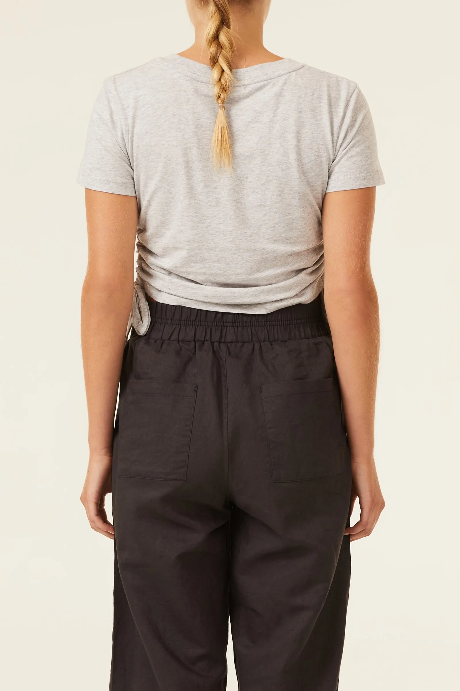 ROWAN ORGANIC DRAWSTRING TEE sold by Nude Lucy product image thumbnail 4