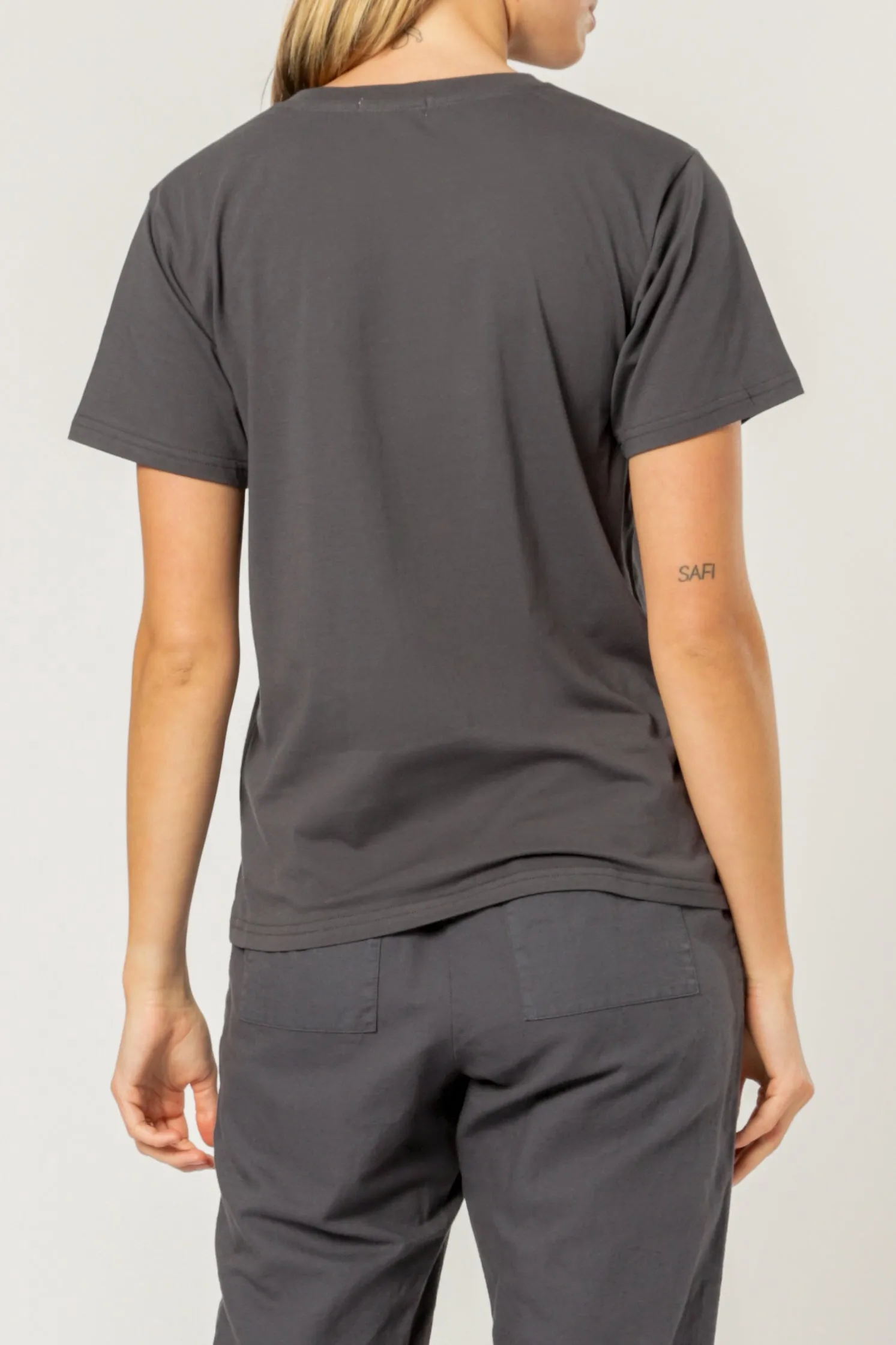 NUDE LUCY EMBR SLOGAN TEE sold by Nude Lucy product image thumbnail 3