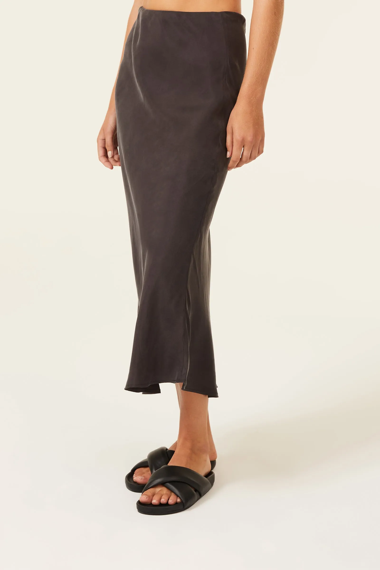 HARLOW CUPRO MIDI SKIRT sold by Nude Lucy product image thumbnail 3