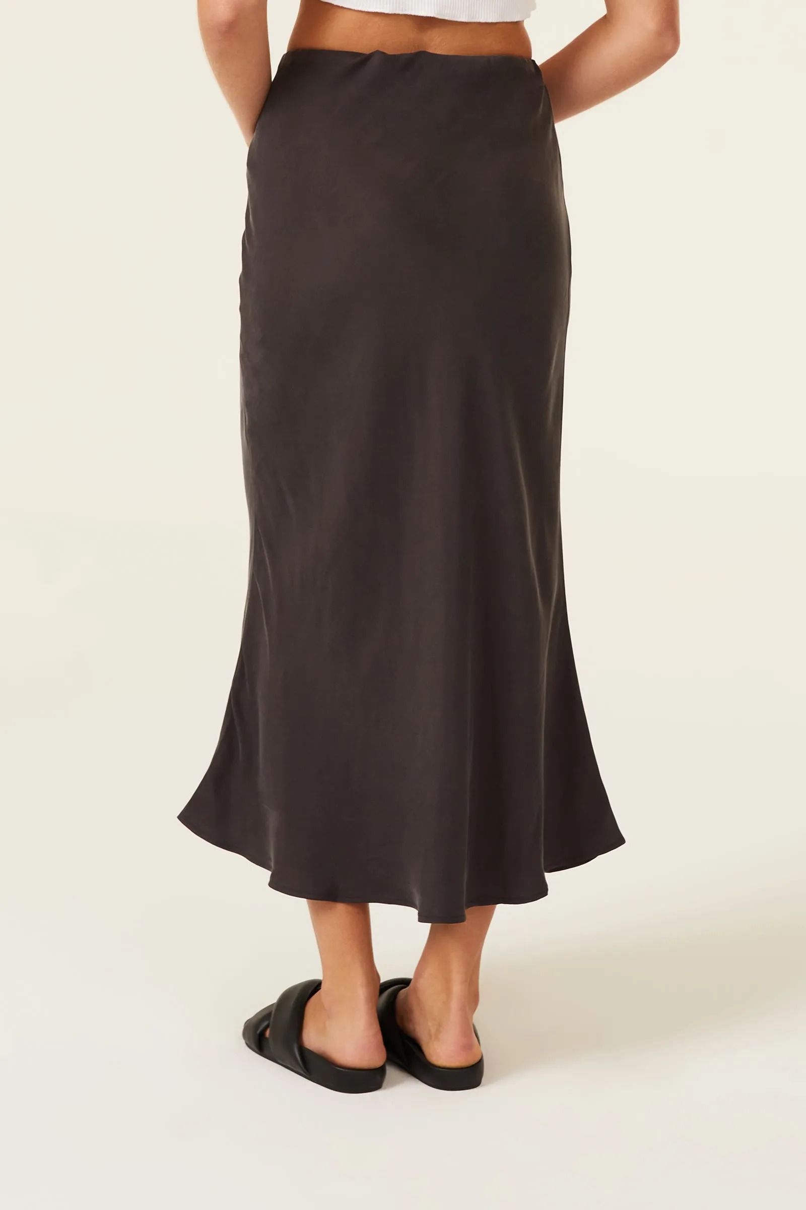 HARLOW CUPRO MIDI SKIRT sold by Nude Lucy product image thumbnail 4