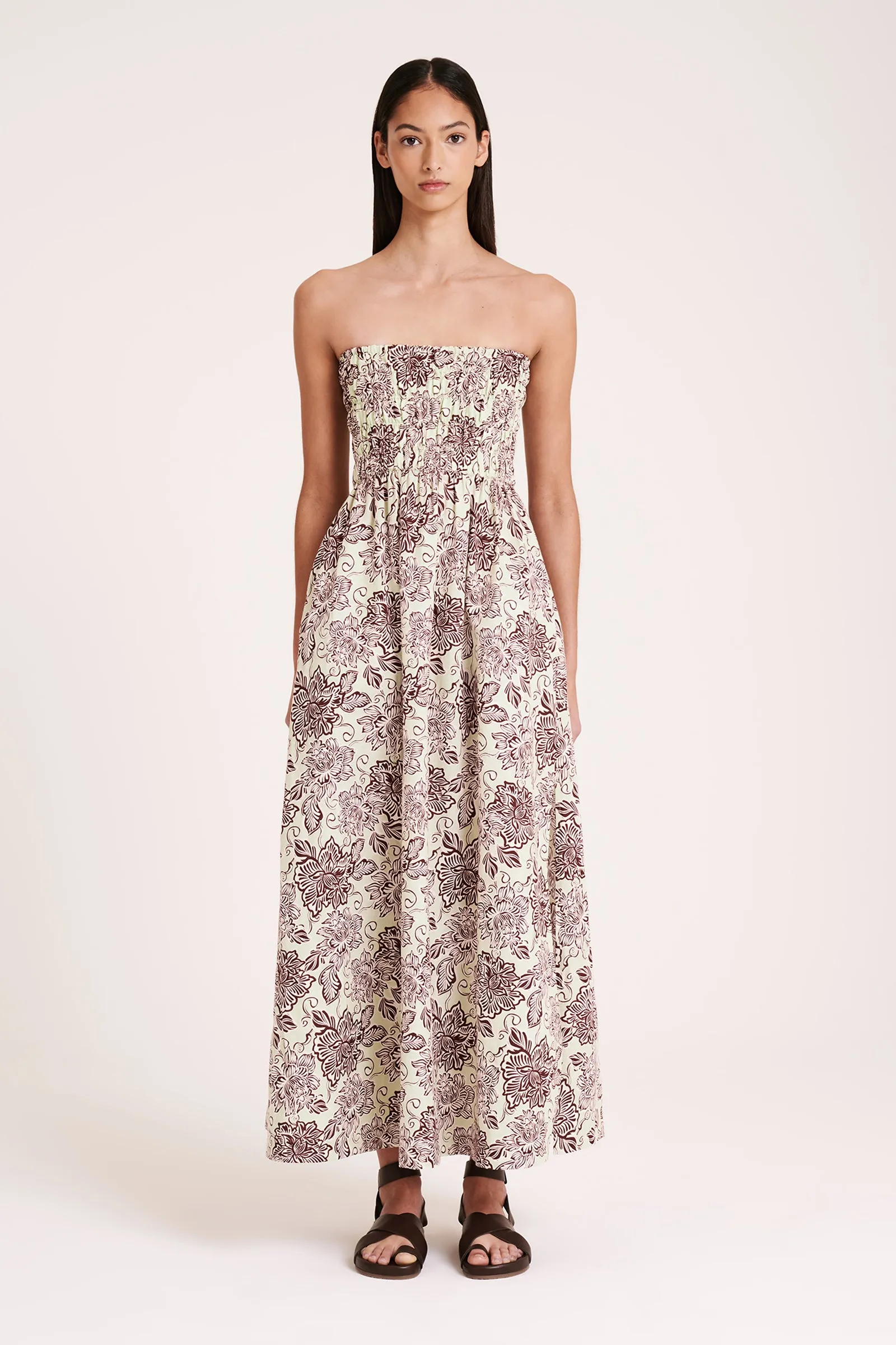 MISI LINEN MAXI DRESS sold by Nude Lucy