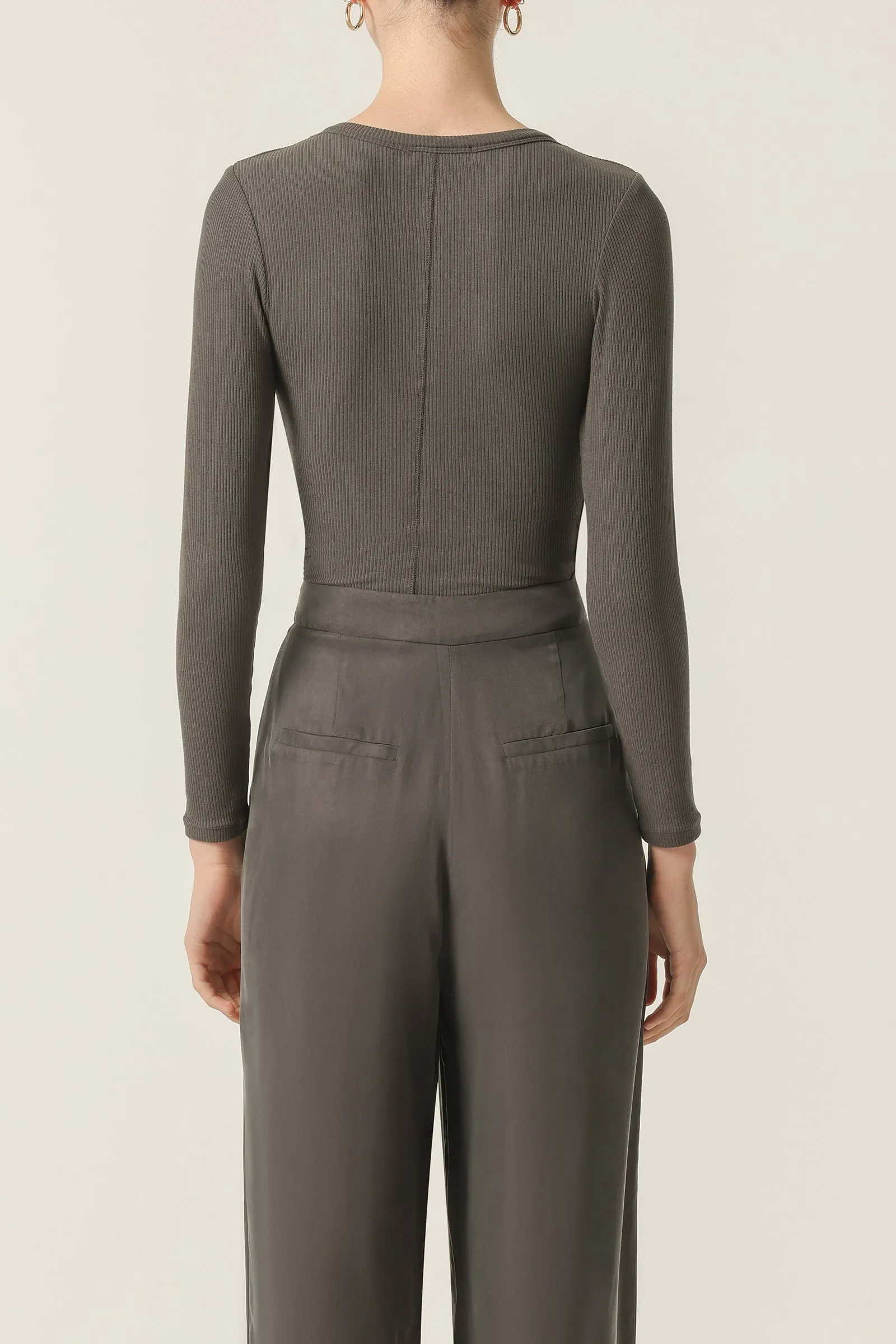 MONROE ORGANIC LS TEE sold by Nude Lucy product image thumbnail 4