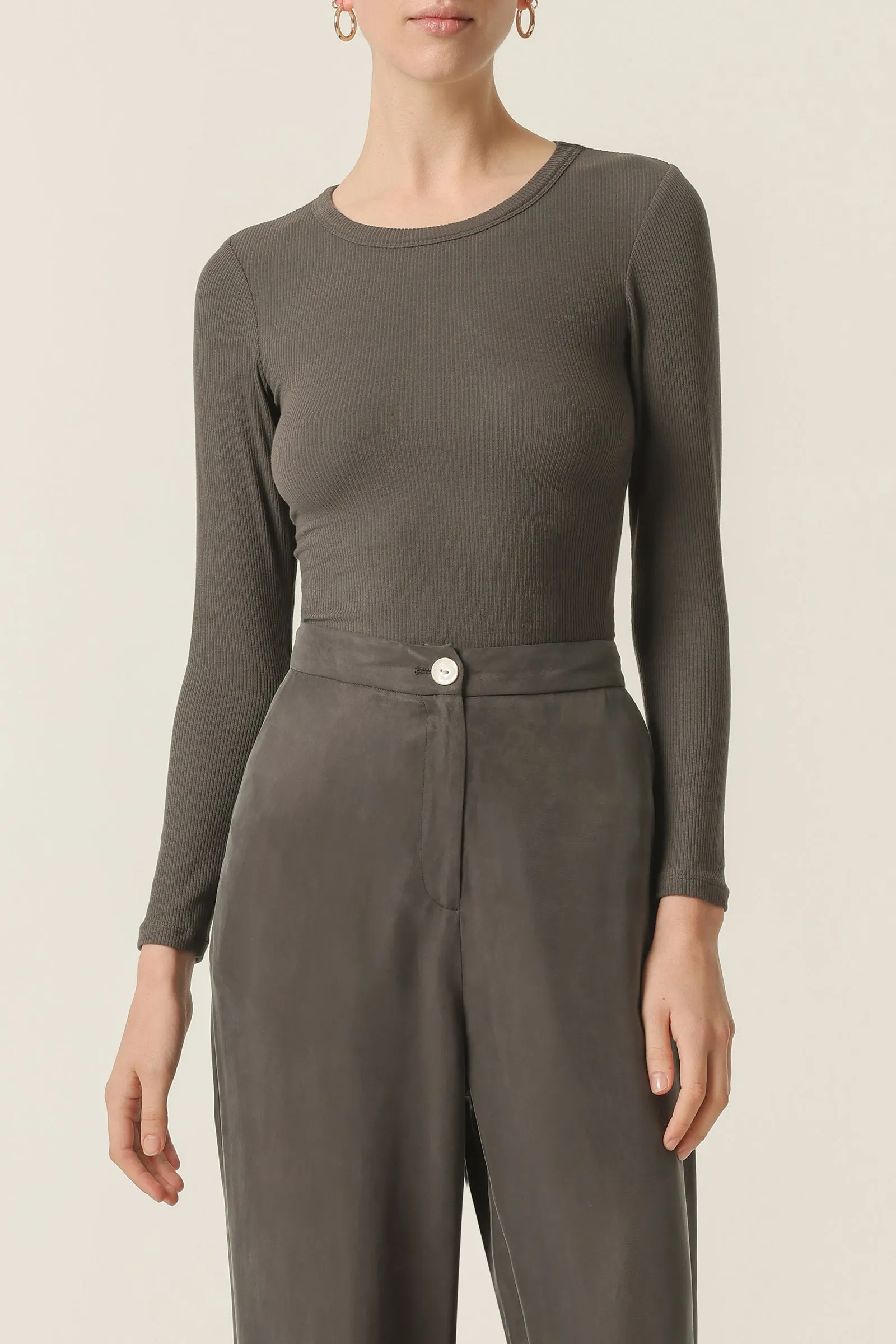 MONROE ORGANIC LS TEE sold by Nude Lucy product image thumbnail 2