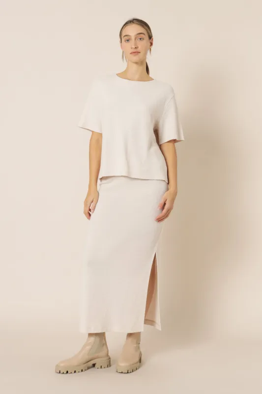 BOWIE TEXTURED TEE sold by Nude Lucy