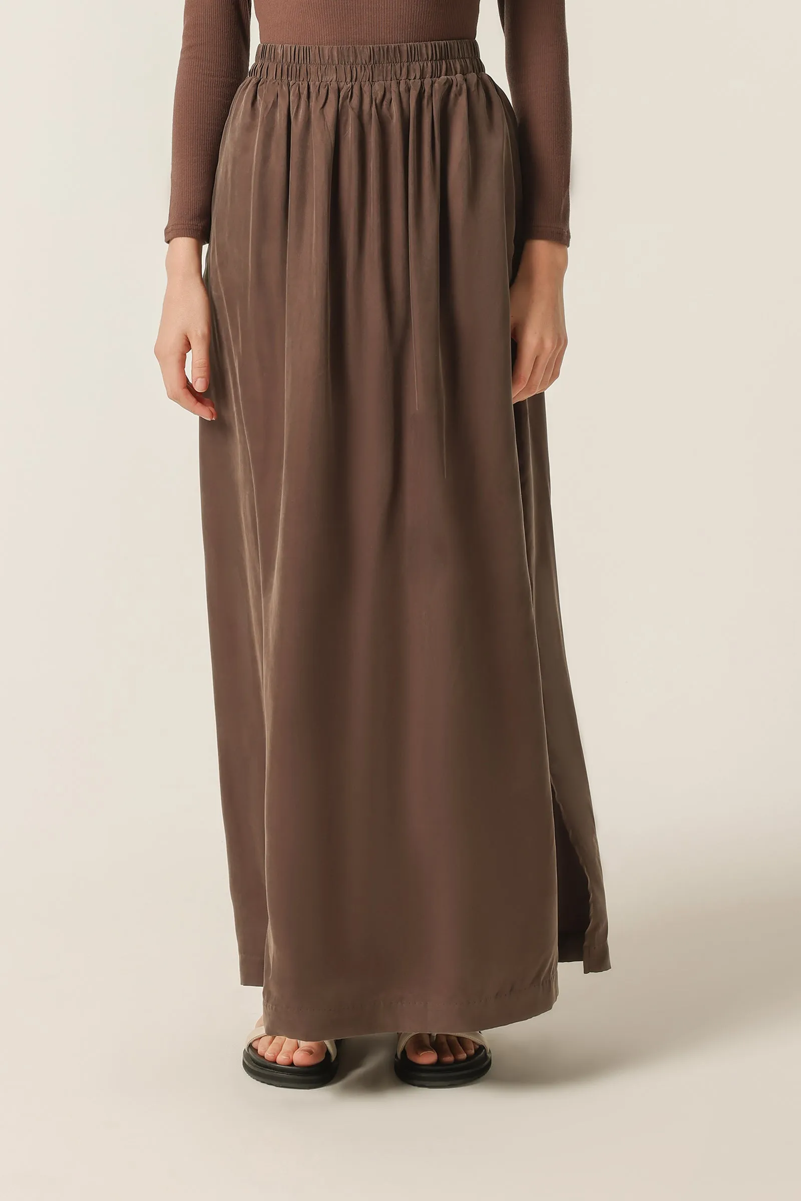 GIA CUPRO MAXI SKIRT sold by Nude Lucy product image thumbnail 3
