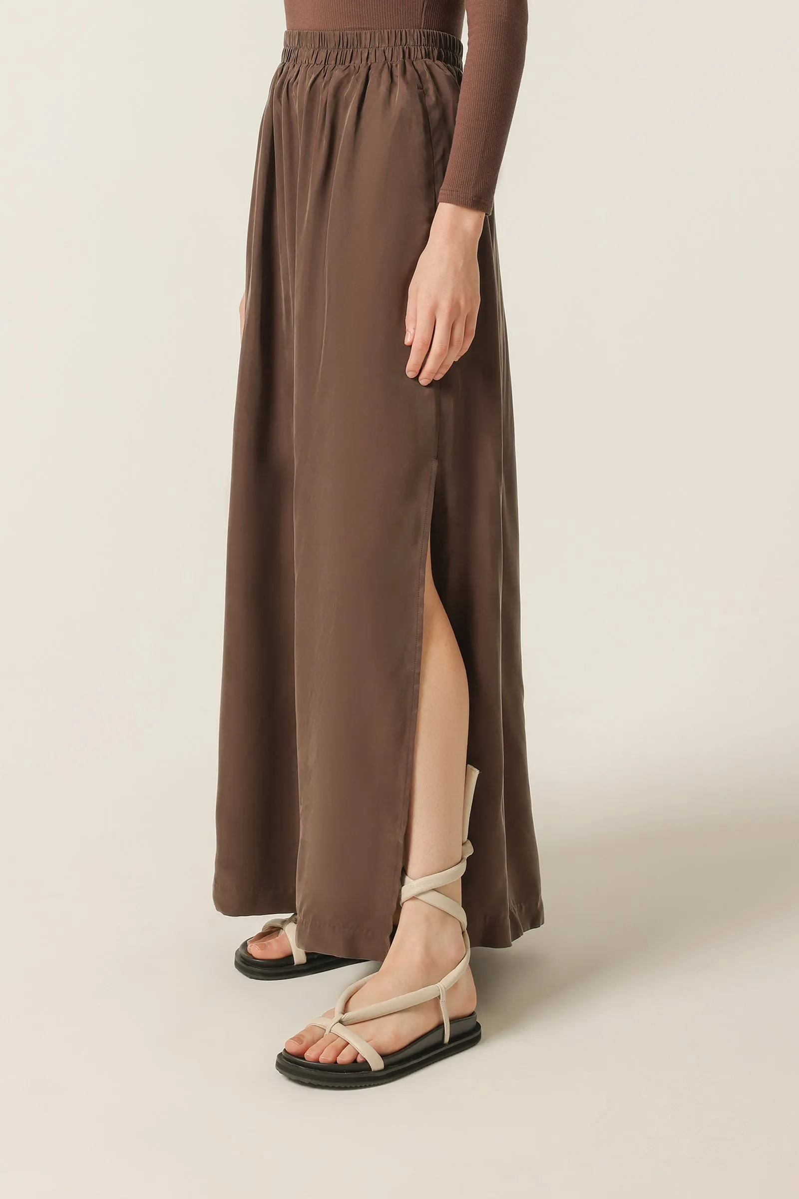 GIA CUPRO MAXI SKIRT sold by Nude Lucy product image thumbnail 4