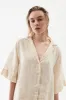 NUDE LINEN LOUNGE SHIRT sold by Nude Lucy