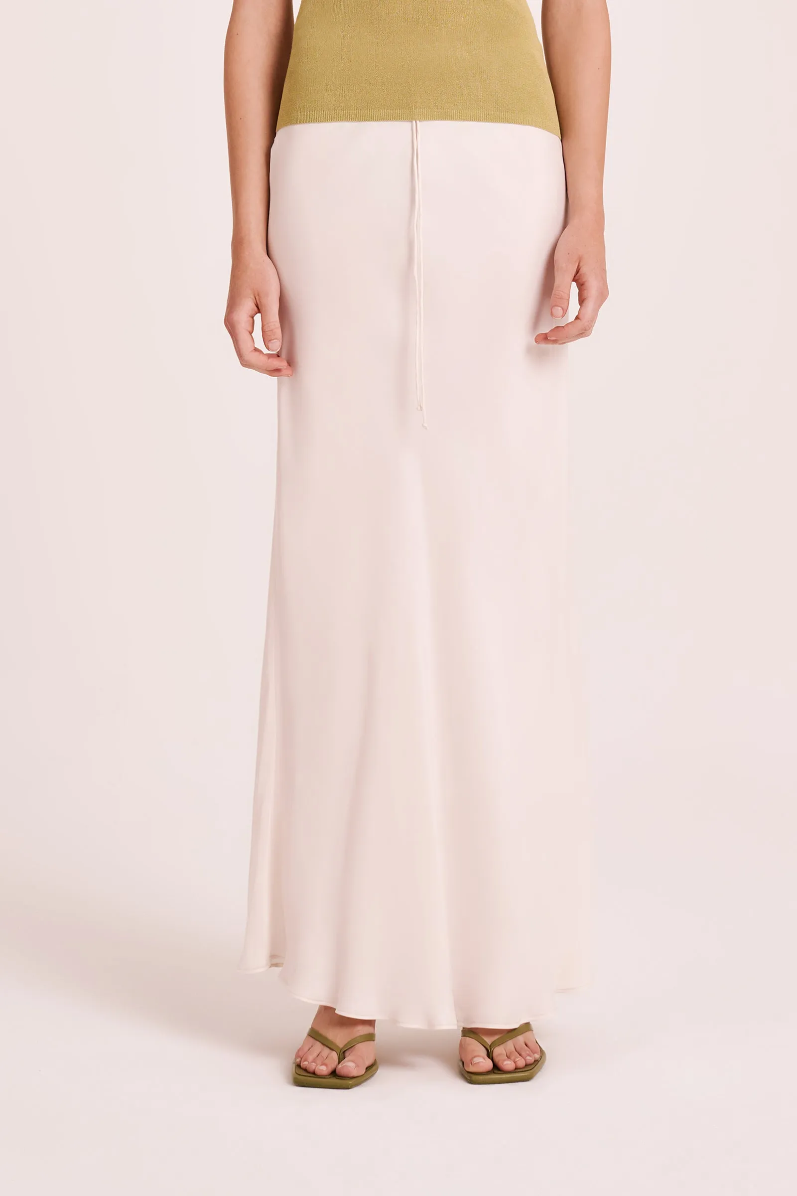 HAYZ CUPRO MAXI SKIRT sold by Nude Lucy product image thumbnail 3