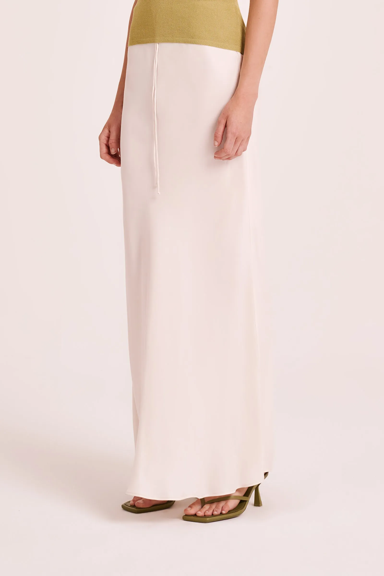 HAYZ CUPRO MAXI SKIRT sold by Nude Lucy product image thumbnail 4