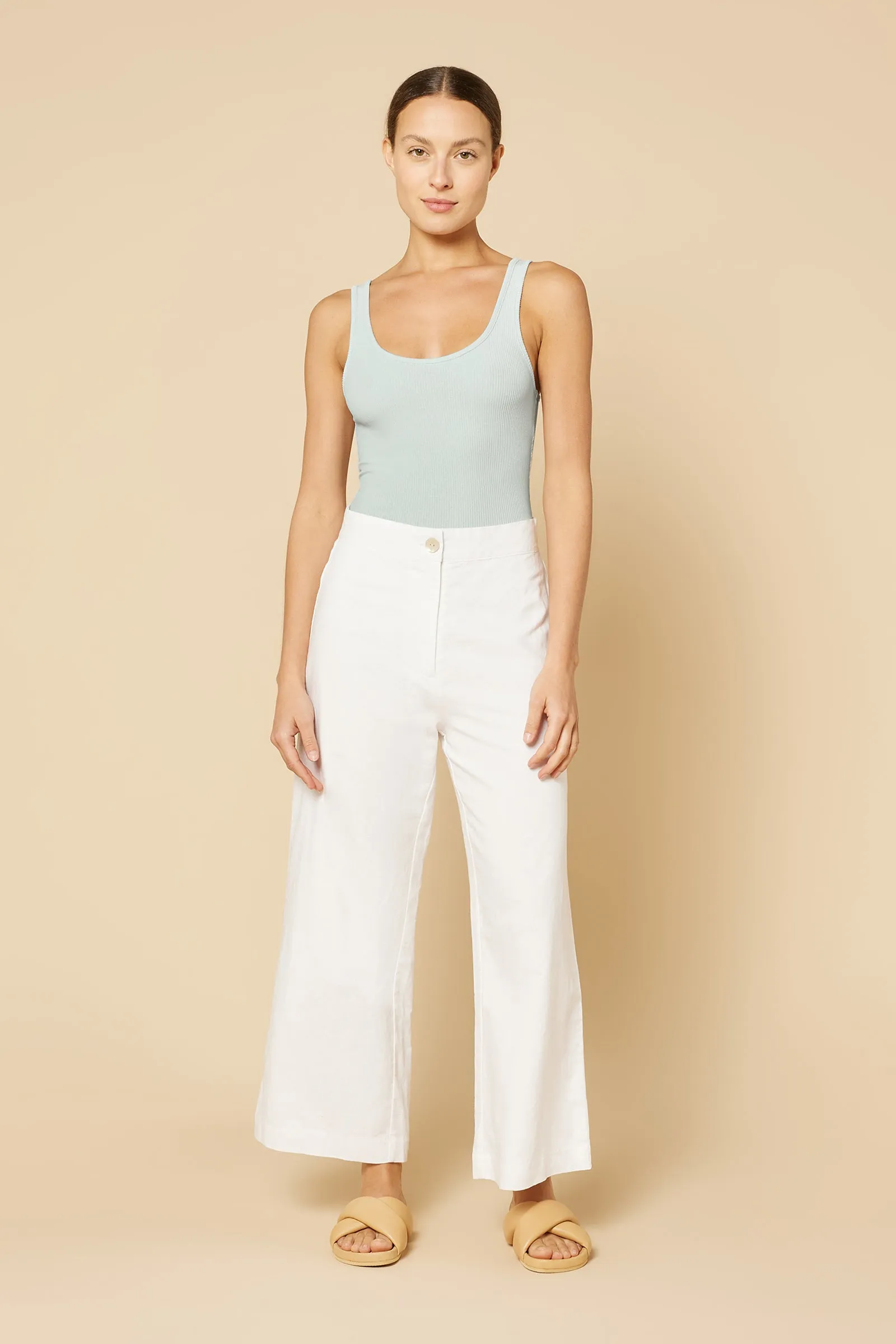 MAYA ORGANIC RIB TANK sold by Nude Lucy