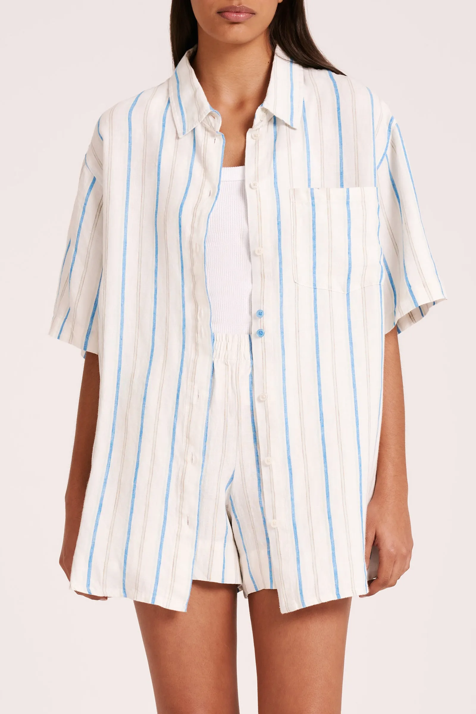 YIN LINEN SHIRT sold by Nude Lucy product image thumbnail 2