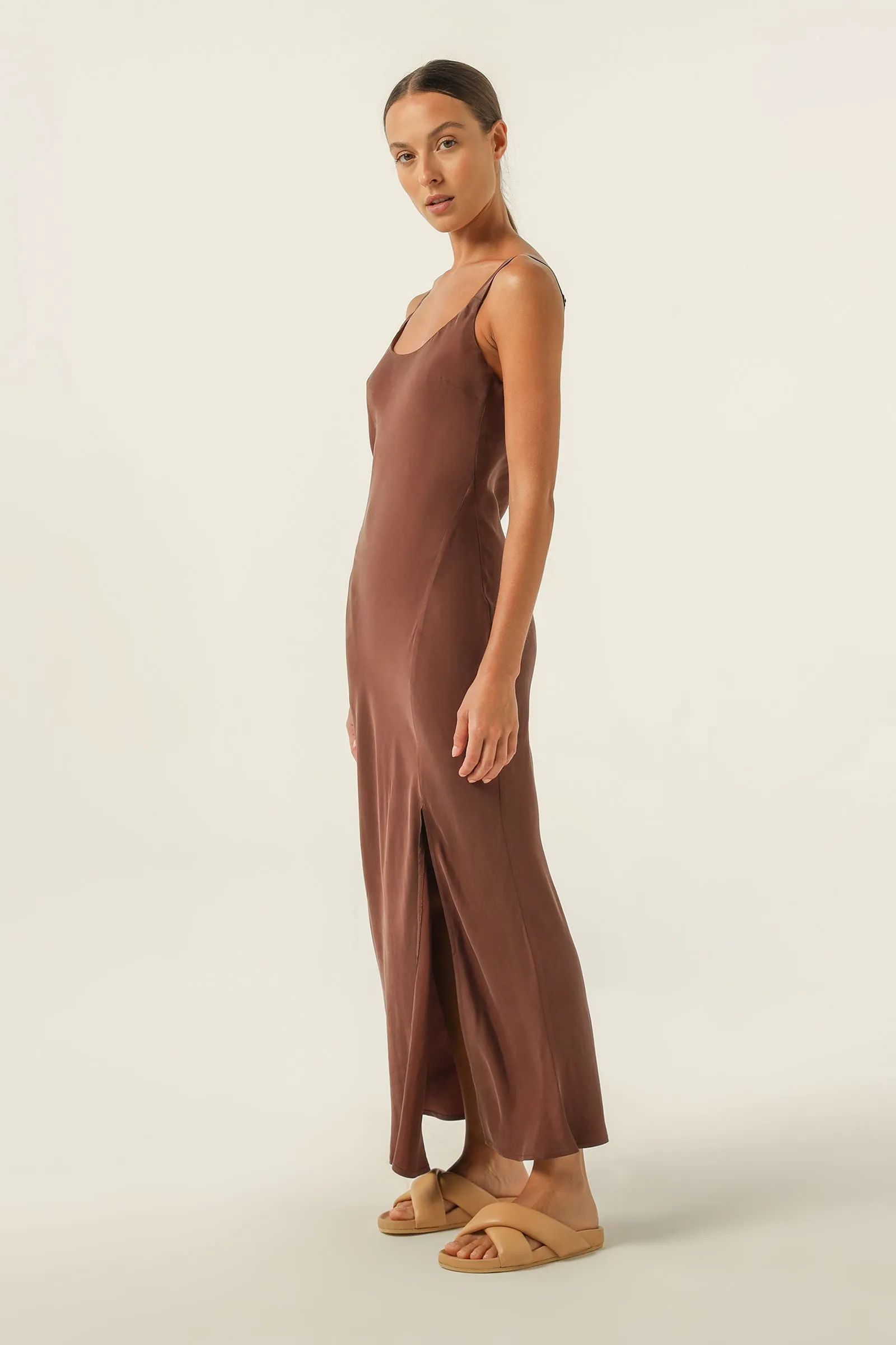 HARLOW CUPRO SLIP DRESS sold by Nude Lucy product image thumbnail 2