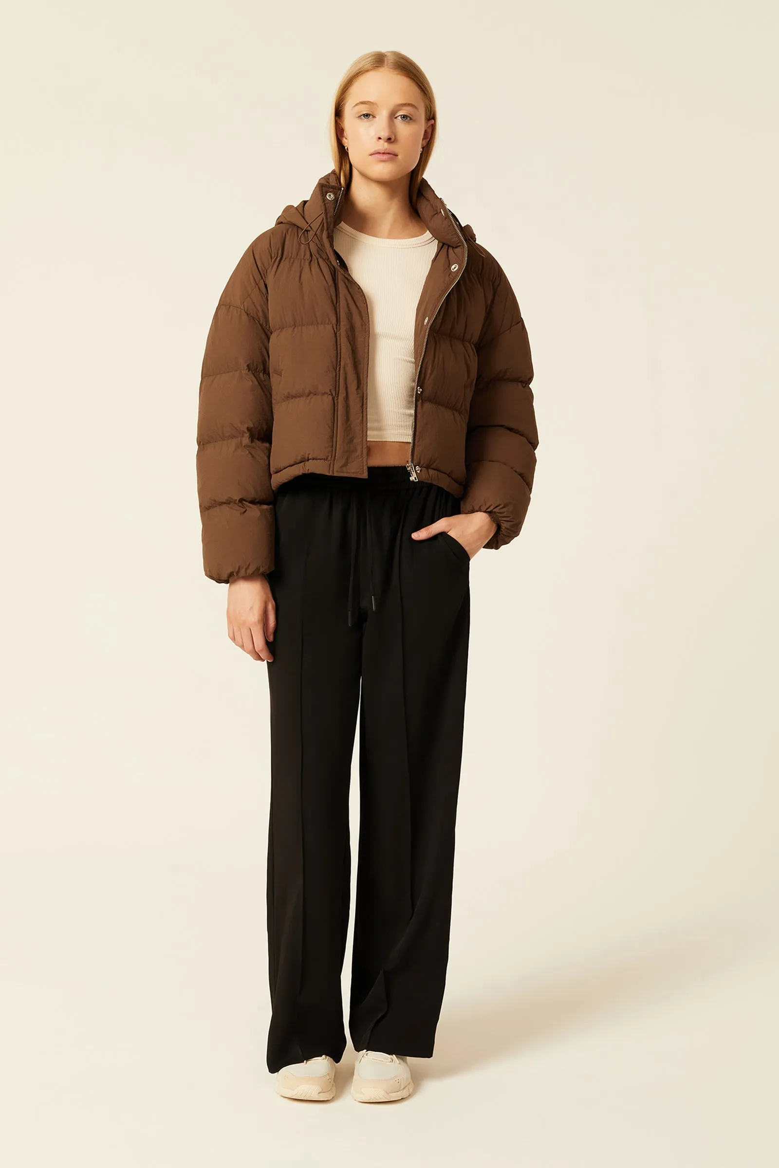 ATLANTA HOODED PUFFER sold by Nude Lucy