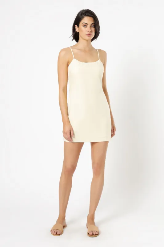 LISBON LINEN MINI DRESS sold by Nude Lucy