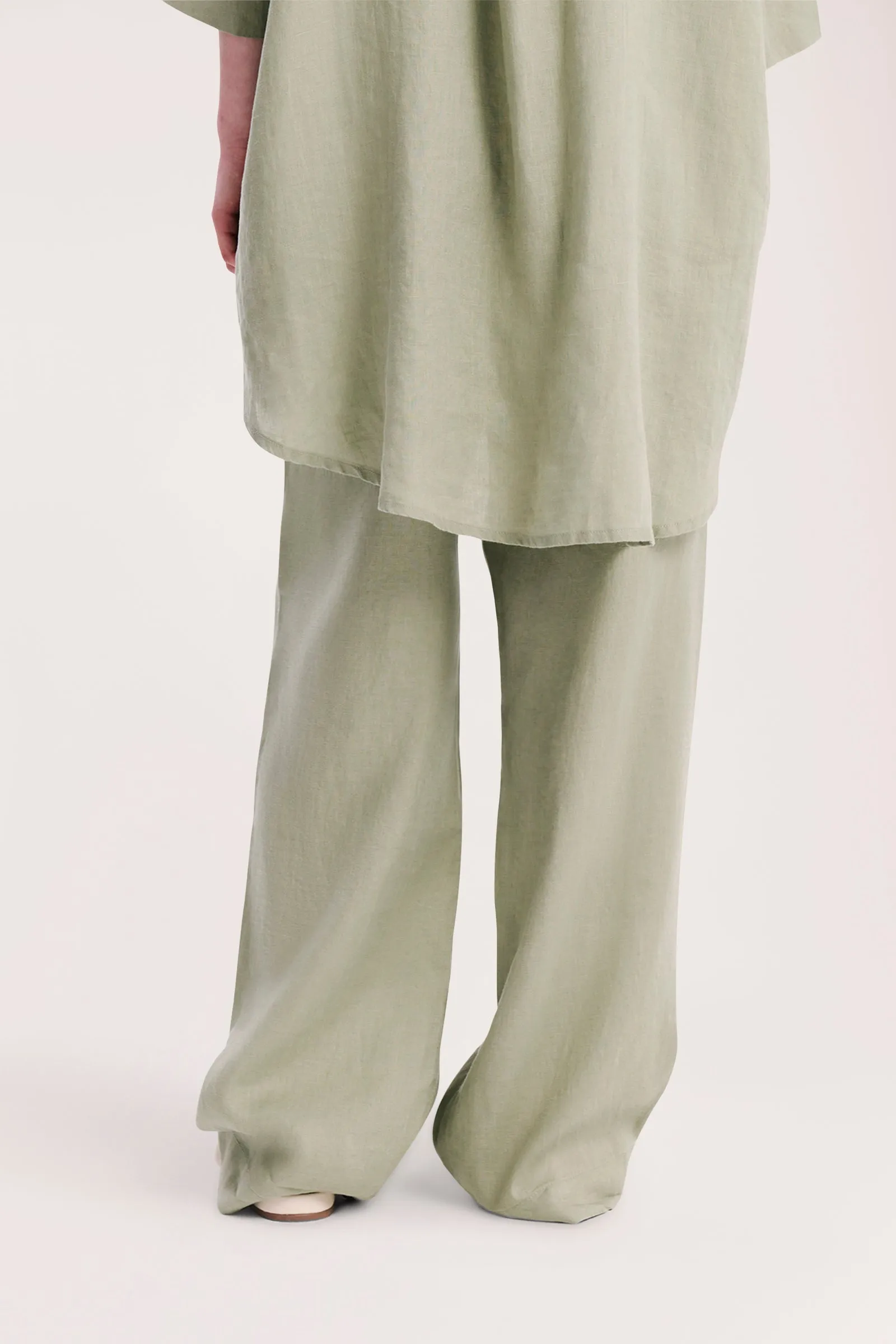 LOUNGE LINEN PANT sold by Nude Lucy product image thumbnail 4