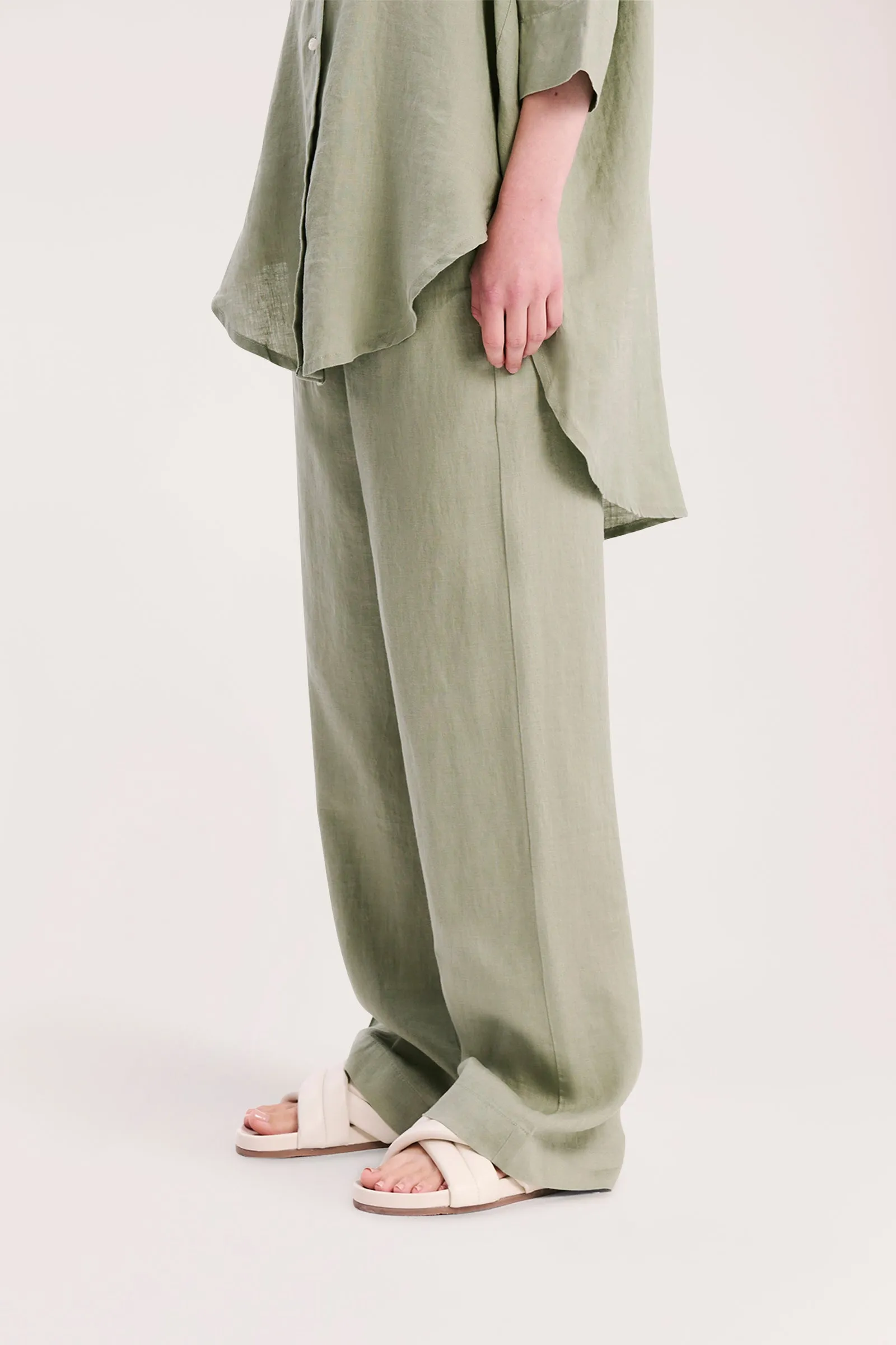 LOUNGE LINEN PANT sold by Nude Lucy product image thumbnail 3