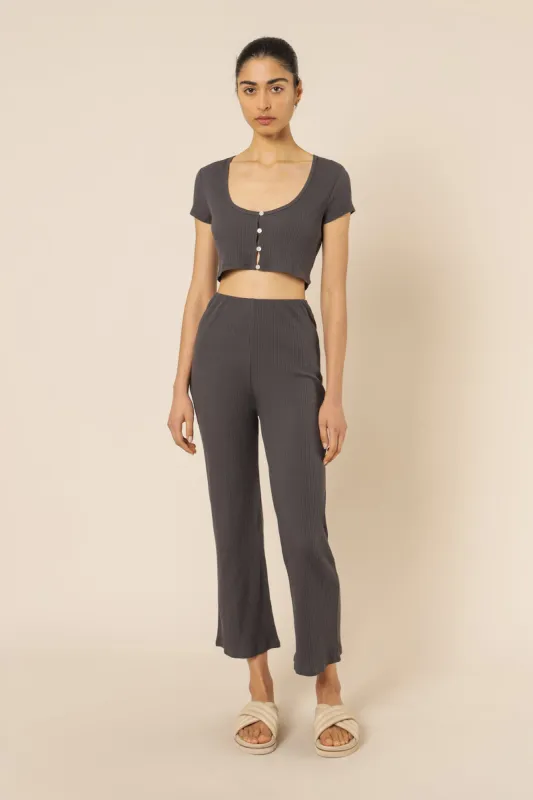 NUDE RIBBED LOUNGE CULOTTE sold by Nude Lucy