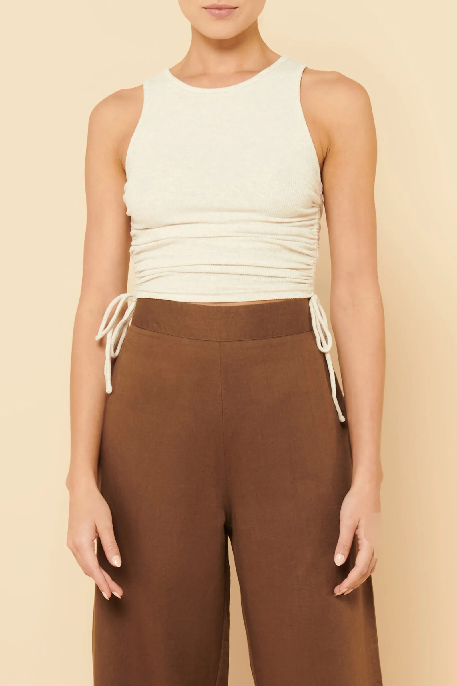 EVE ORGANIC DRAWSTRING TANK sold by Nude Lucy product image thumbnail 2