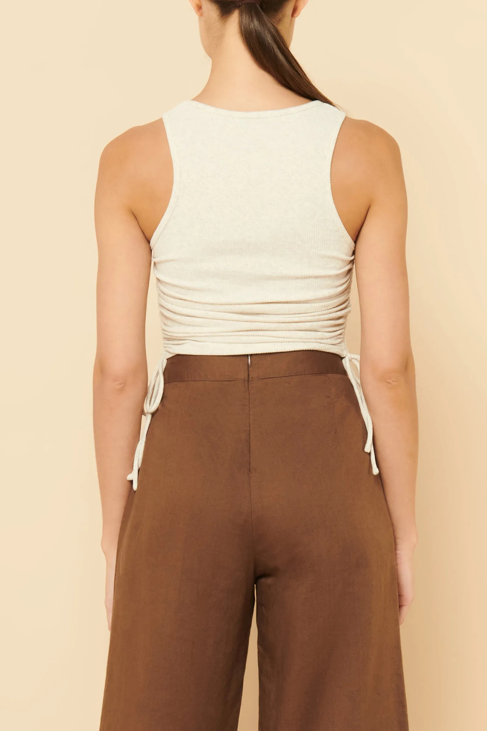 EVE ORGANIC DRAWSTRING TANK sold by Nude Lucy product image thumbnail 4