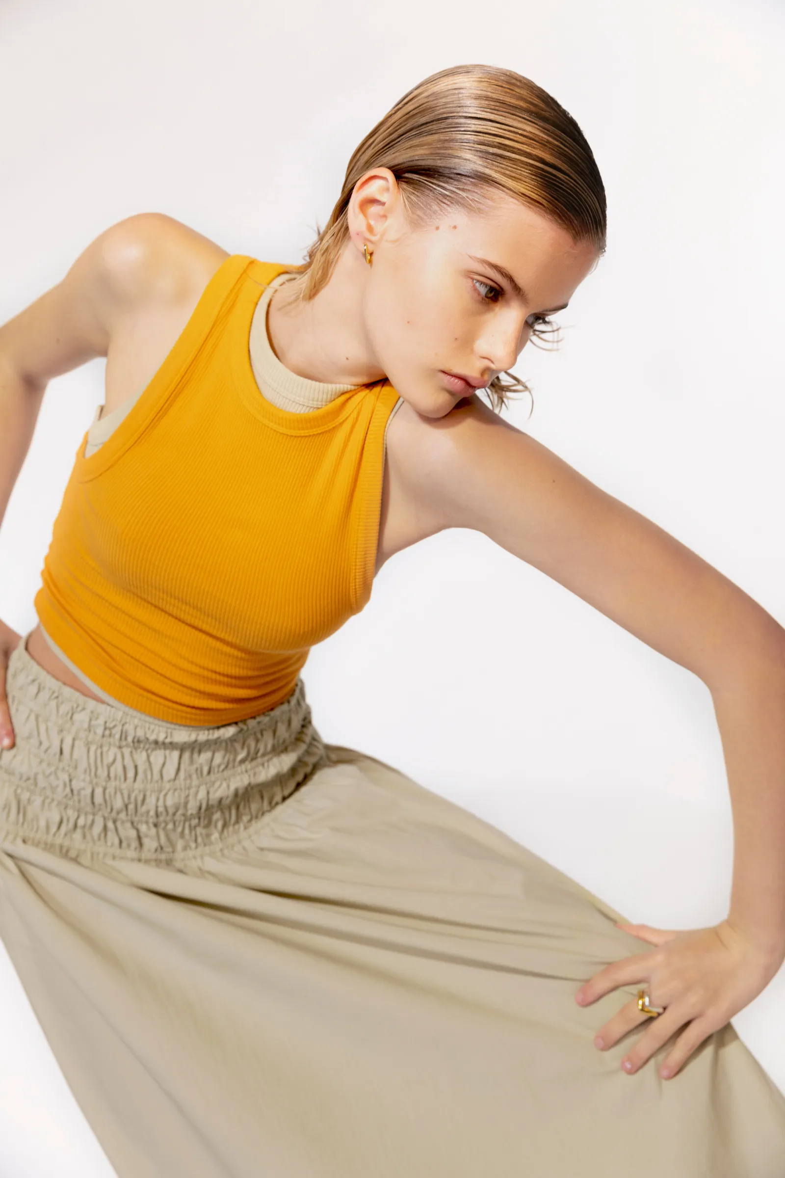 MONROE ORGANIC RIB TANK sold by Nude Lucy product image thumbnail 2