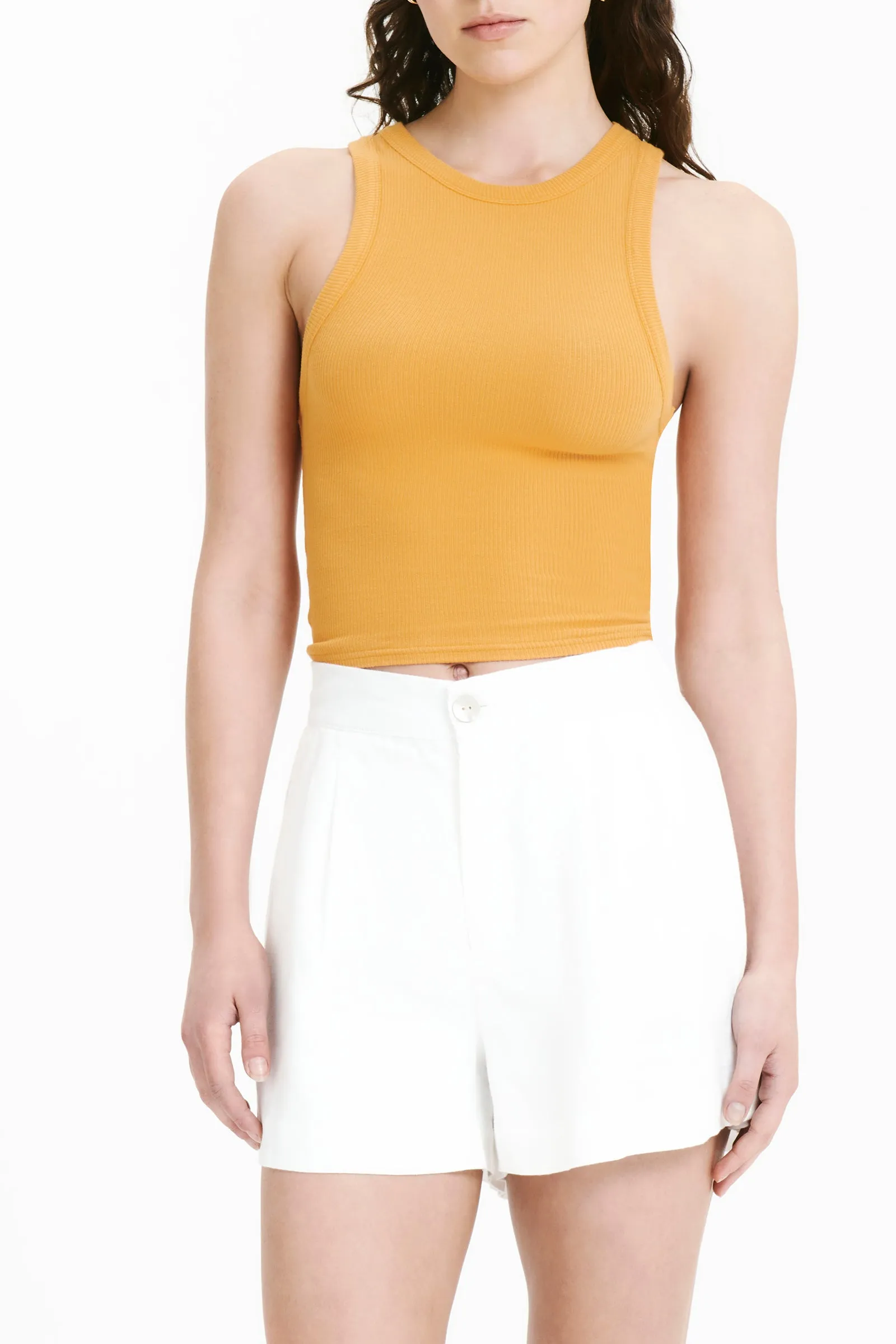 MONROE ORGANIC RIB TANK sold by Nude Lucy product image thumbnail 3