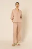 NUDE LINEN LOUNGE CROP PANT sold by Nude Lucy