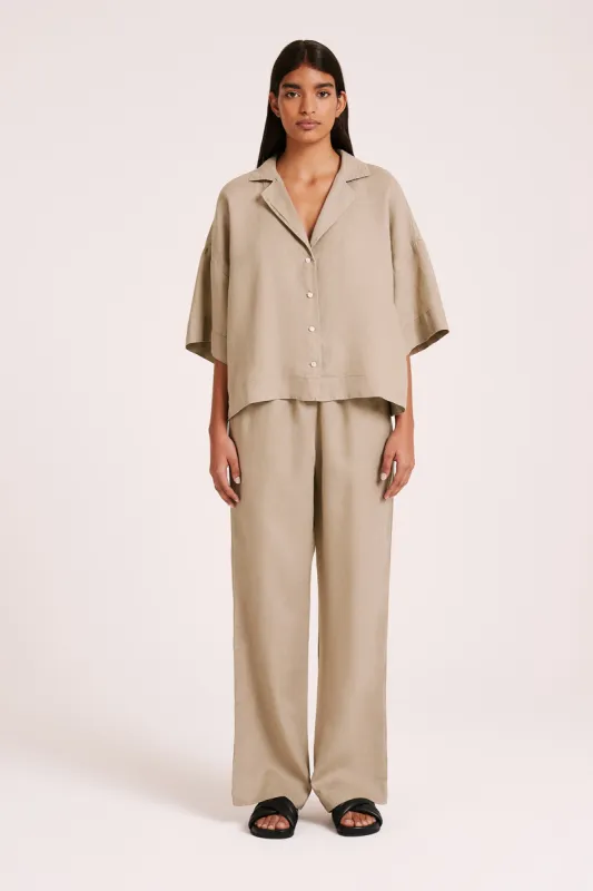 LOUNGE LINEN SHIRT sold by Nude Lucy