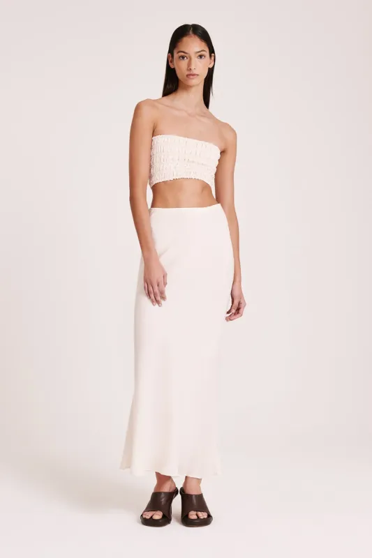 INES CUPRO SKIRT sold by Nude Lucy