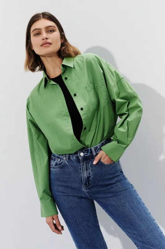 CRUZ POPLIN SHIRT sold by Nude Lucy