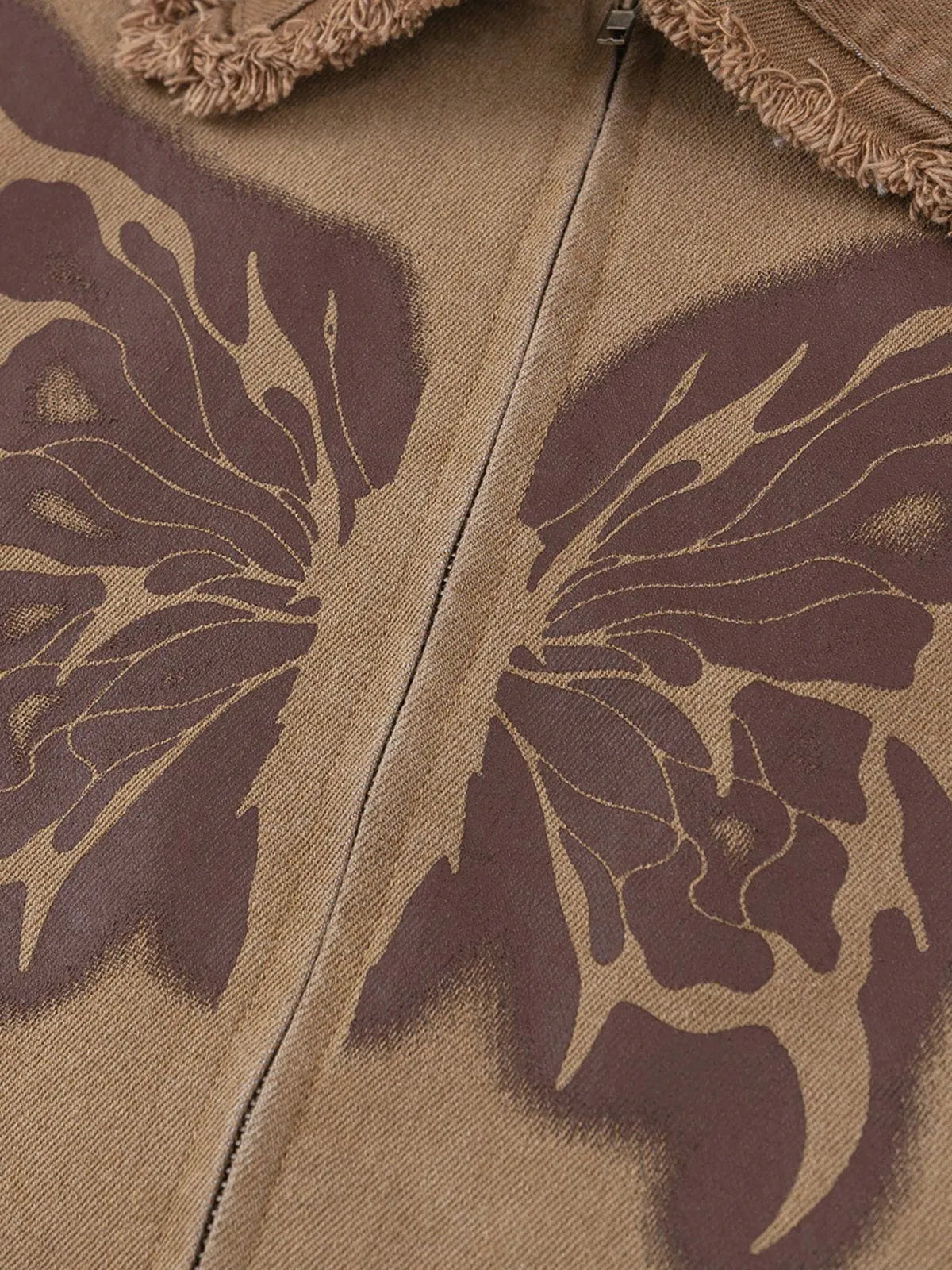 Aelfric Eden Butterfly Washed Denim Shirt sold by Aelfric Eden product image thumbnail 4