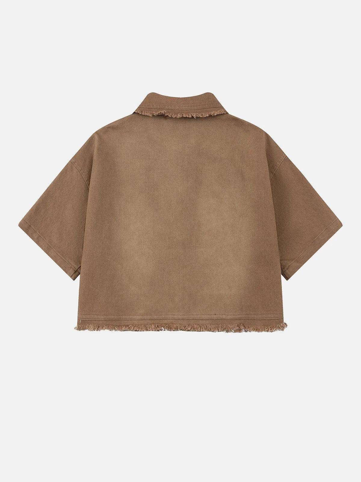 Aelfric Eden Butterfly Washed Denim Shirt sold by Aelfric Eden product image thumbnail 3