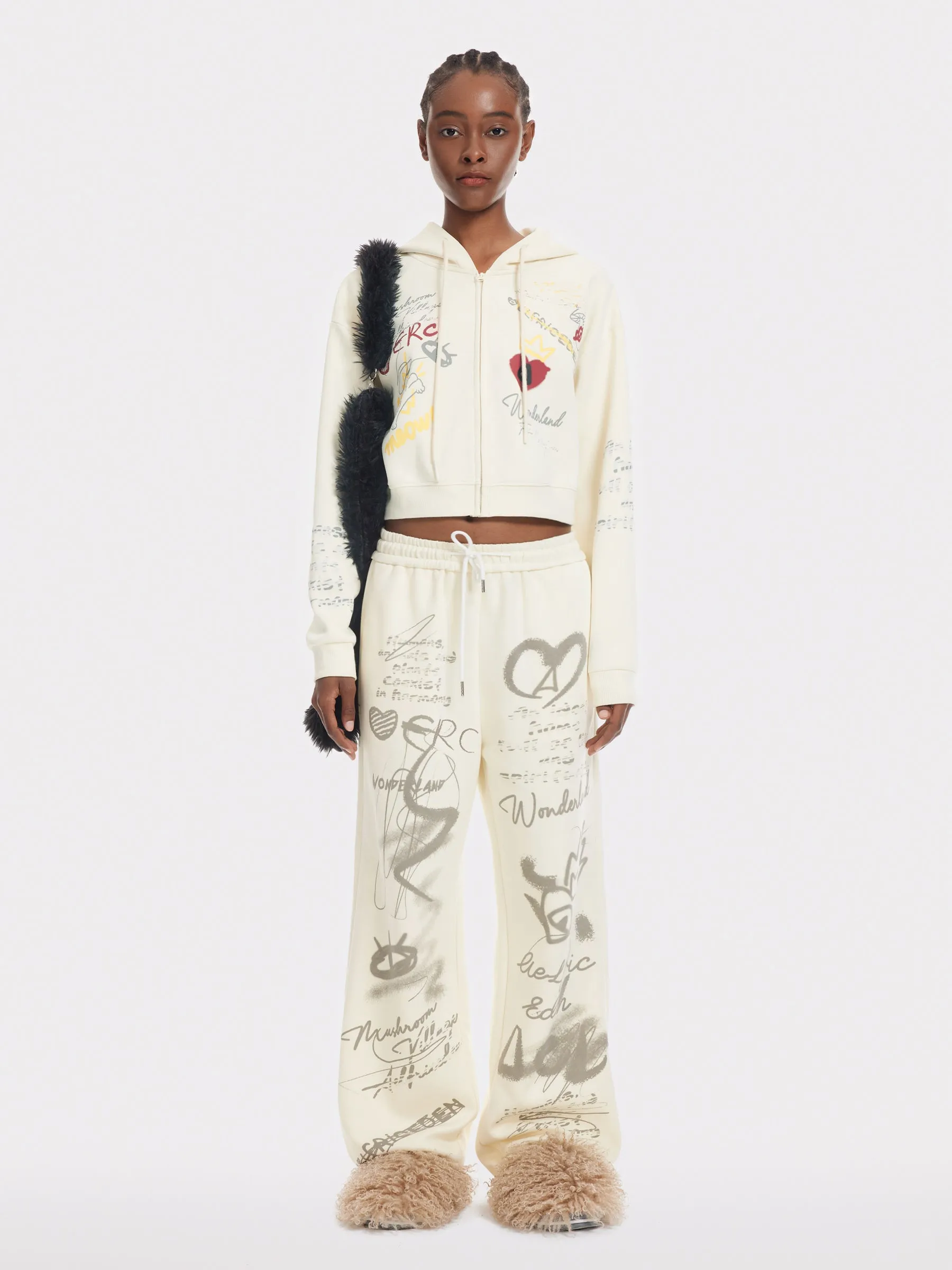 Aelfric Eden Graffiti Print Pants sold by Aelfric Eden