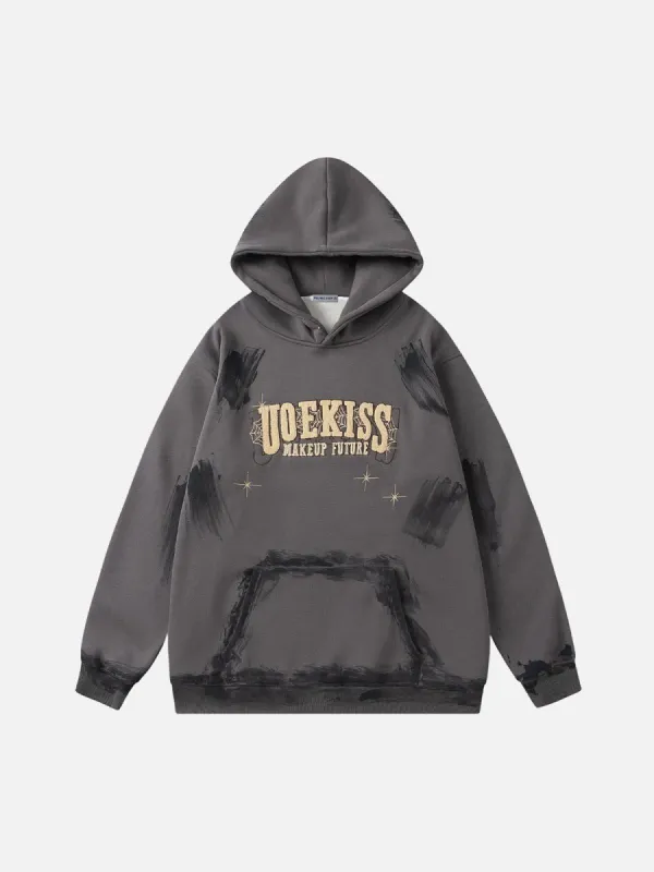 Aelfric Eden Mud Dye Spray Embroidered Hoodie sold by Aelfric Eden