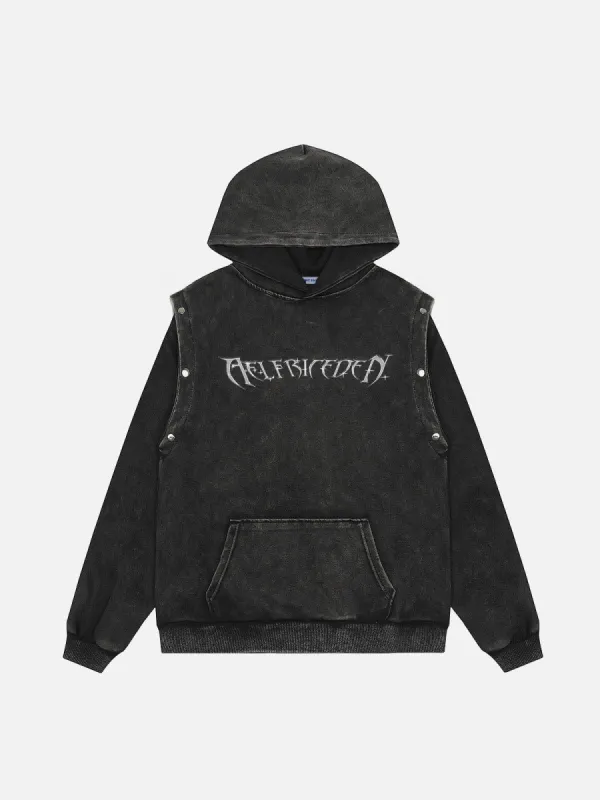 Aelfric Eden Detachable Sleeve Washed Hoodie sold by Aelfric Eden