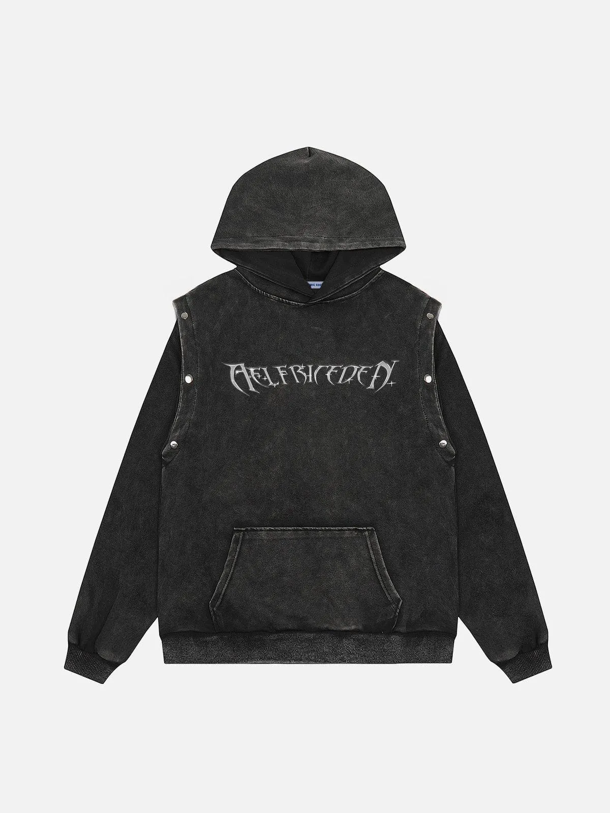 Aelfric Eden Detachable Sleeve Washed Hoodie sold by Aelfric Eden