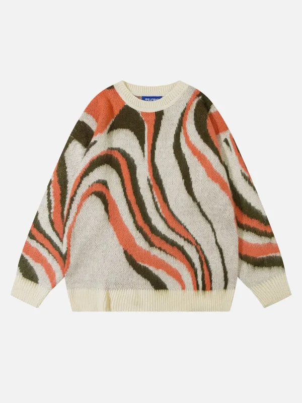 Aelfric Eden Color Blocking Stripe Sweater sold by Aelfric Eden